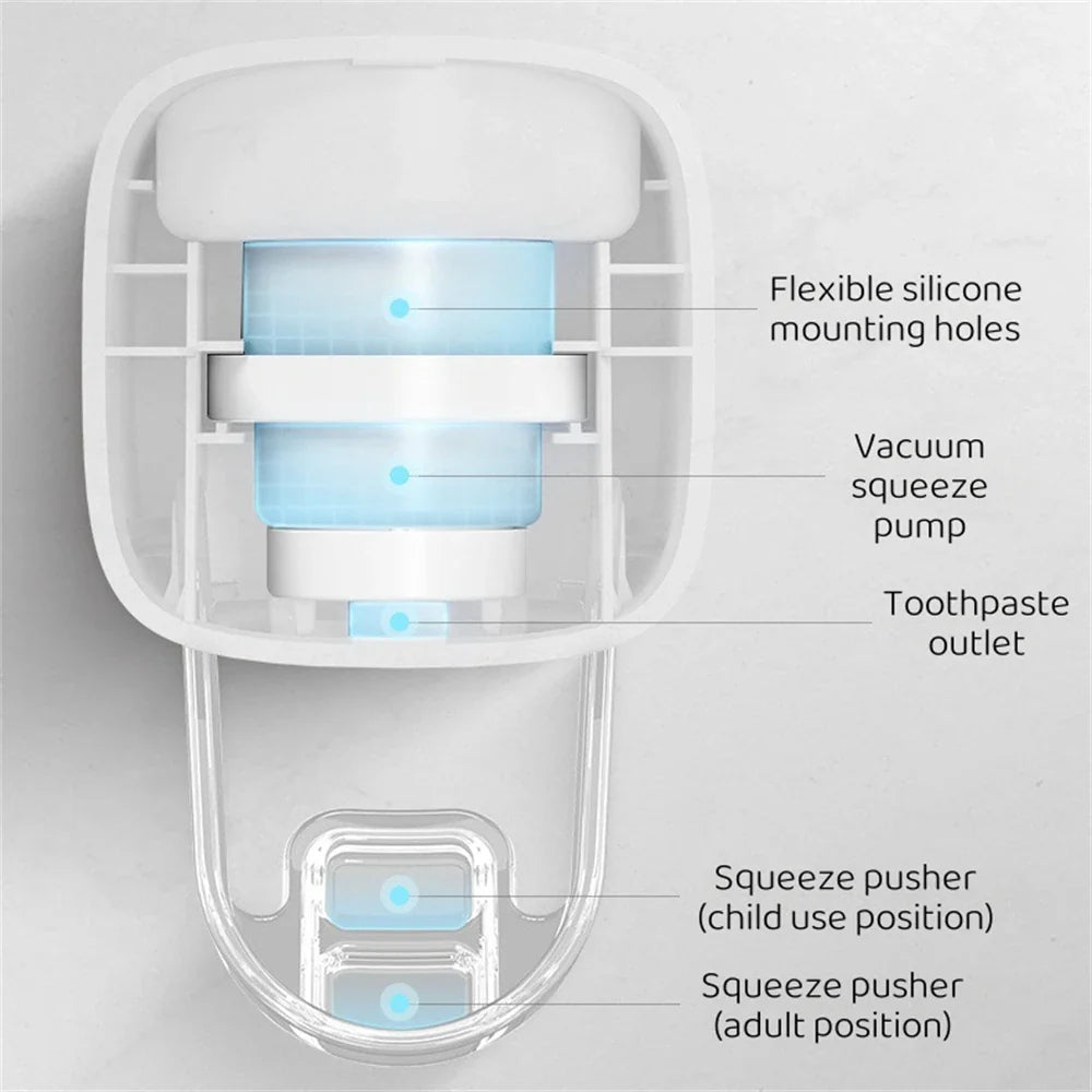 Wall Mounted Automatic Toothpaste Squeezer - Wholesalus