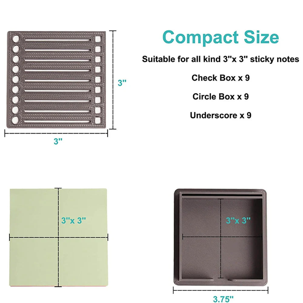 Template Sticky Note Organizer - Wholesalus