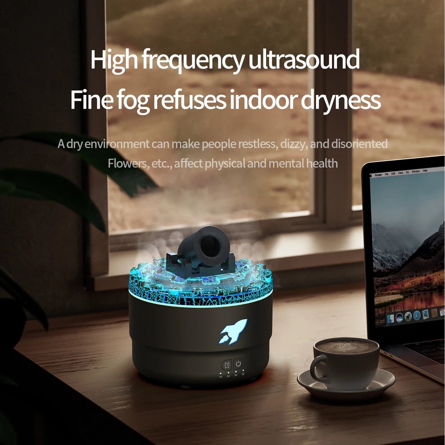 LavaMist Aromatic Ring Diffuser - Wholesalus