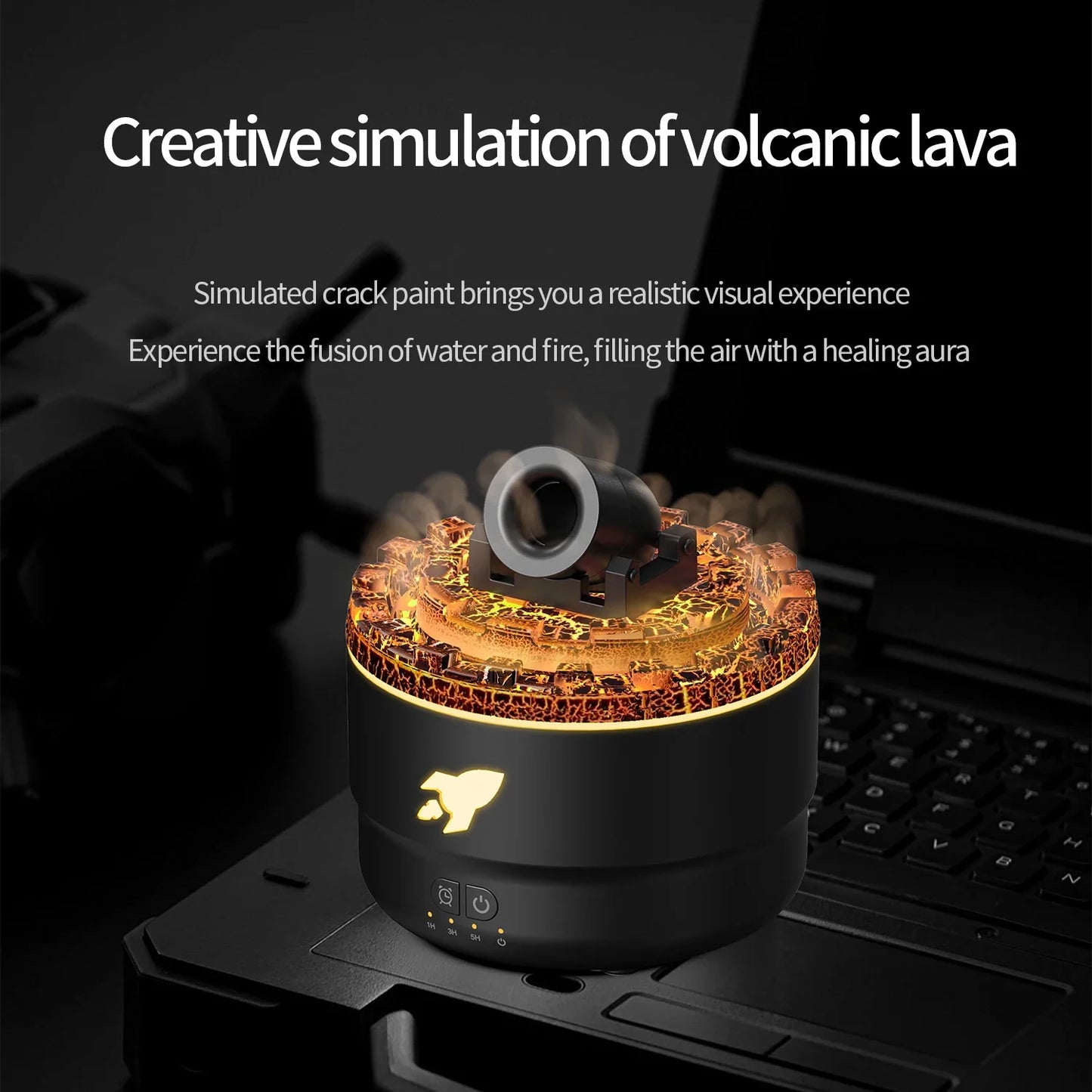 LavaMist Aromatic Ring Diffuser - Wholesalus