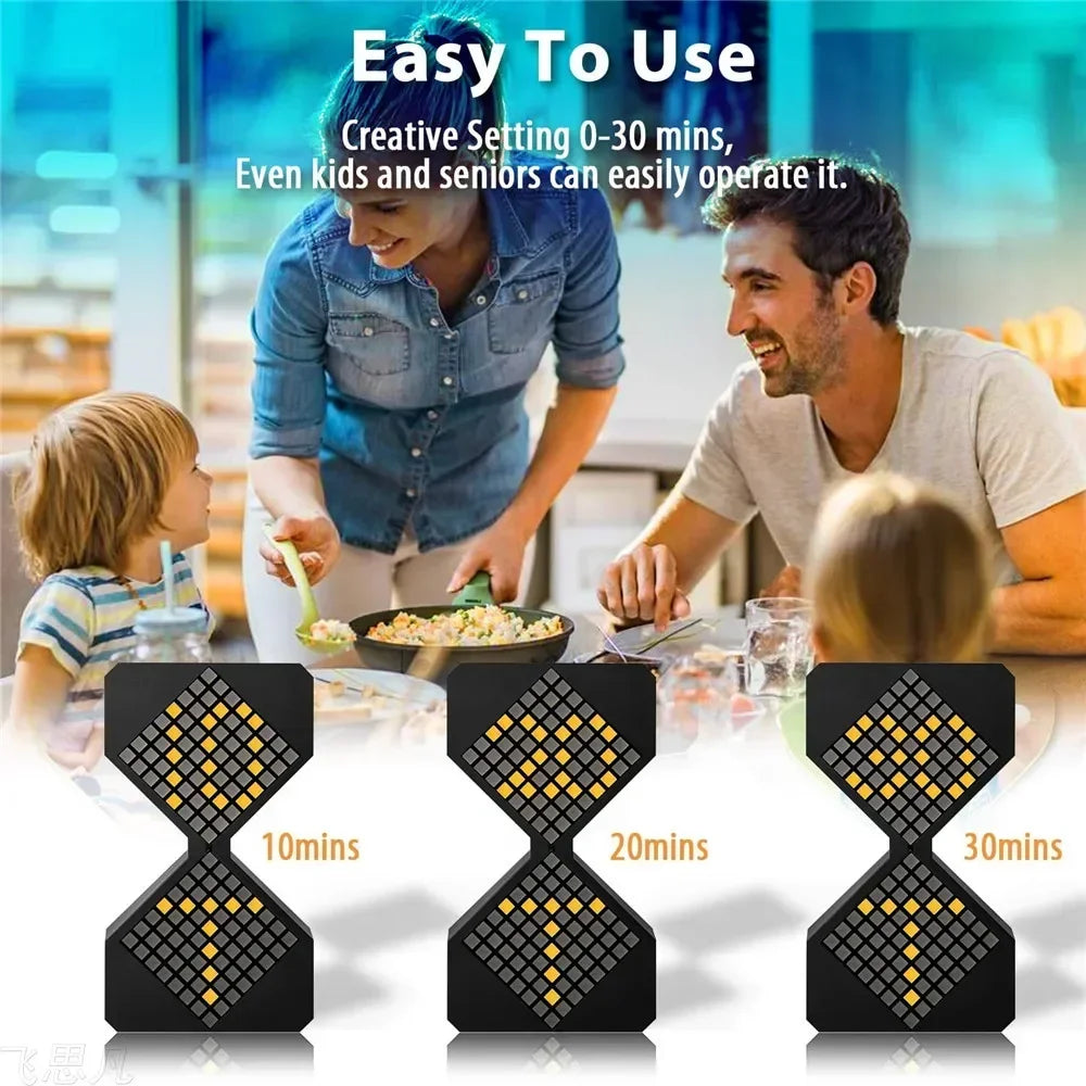 Electronic Digital Glow Hourglass - Wholesalus