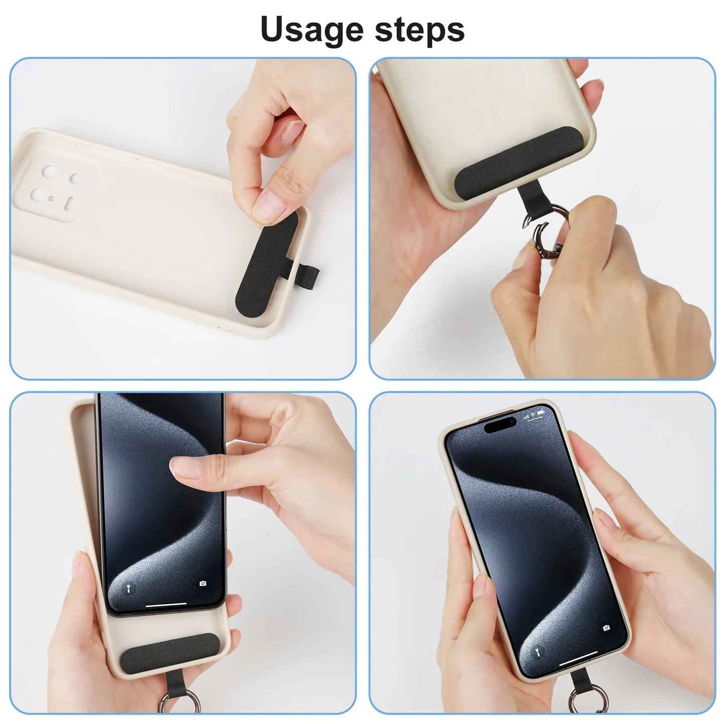 2 In 1 Lanyard Strap Fast Charging Cable - Wholesalus