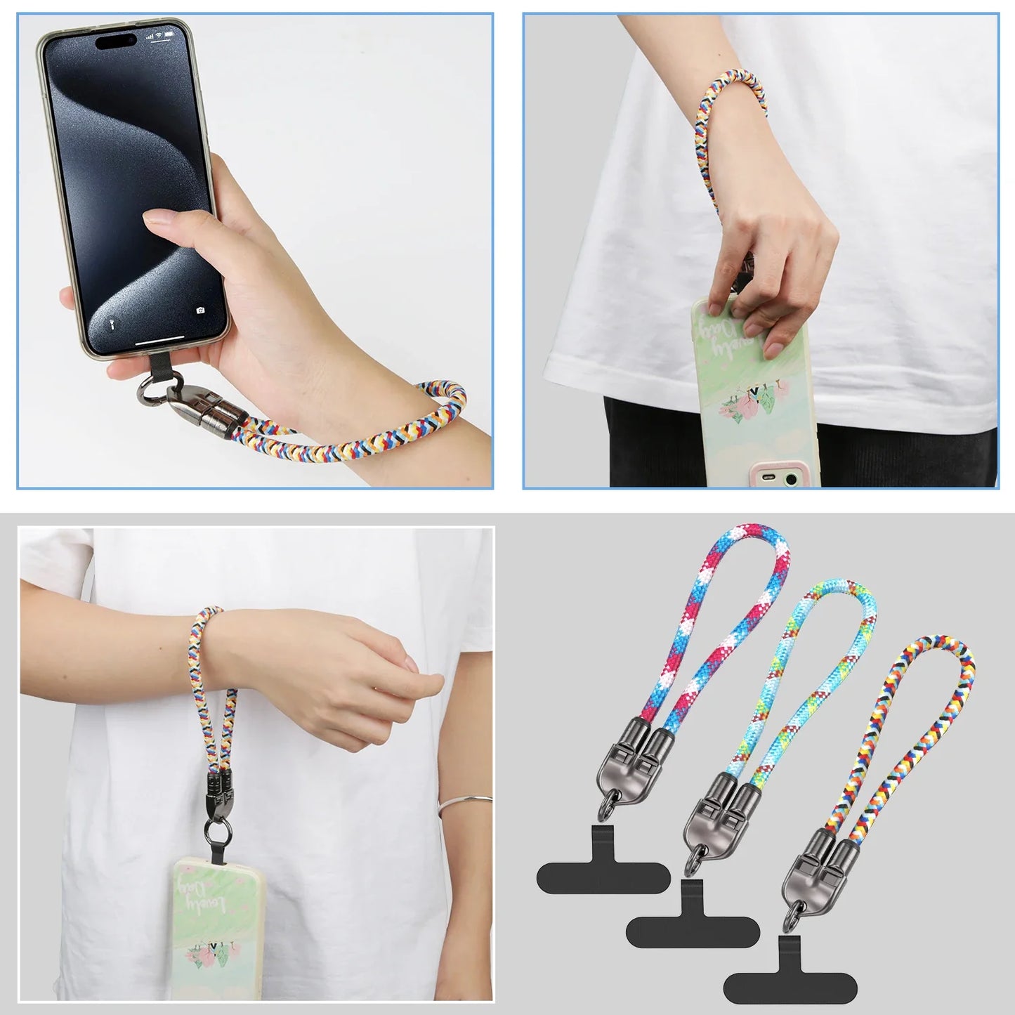 2 In 1 Lanyard Strap Fast Charging Cable - Wholesalus