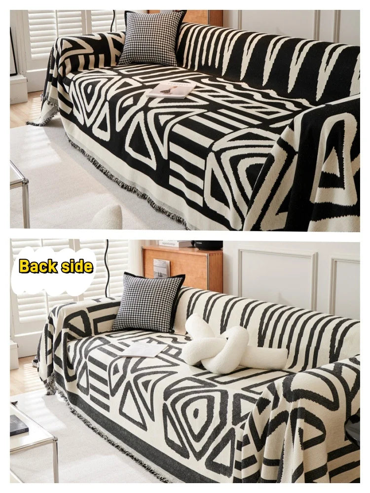 Sofa Towel With Tassels - Wholesalus