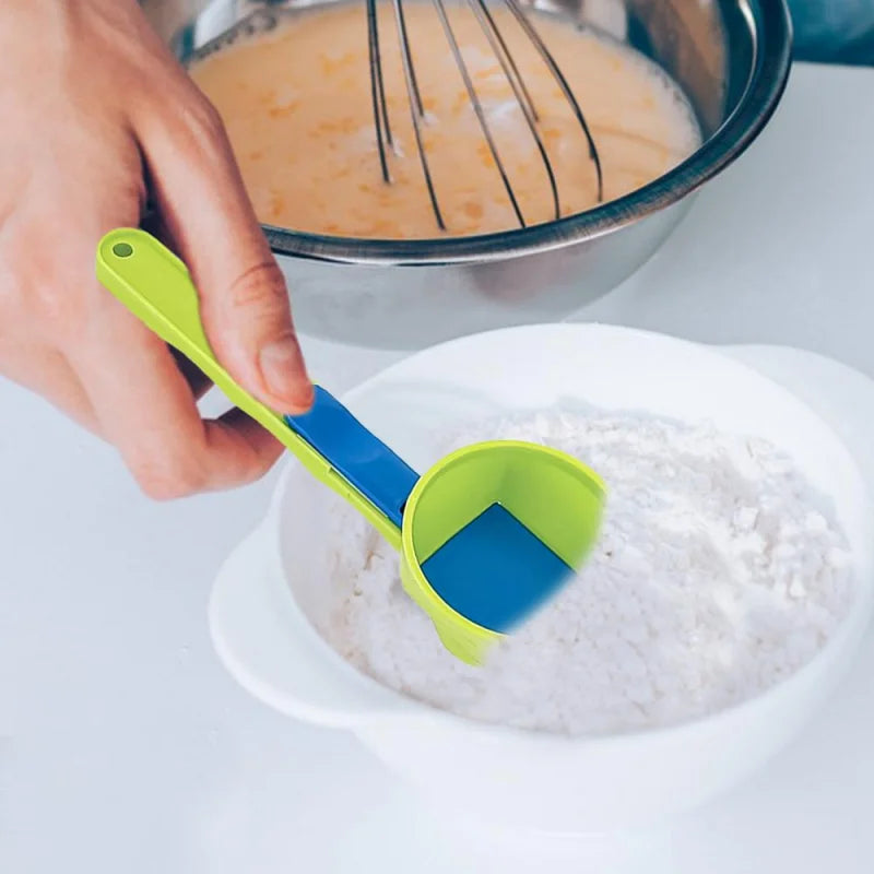 Sliding Measuring Scoop - 2 Pcs - Wholesalus