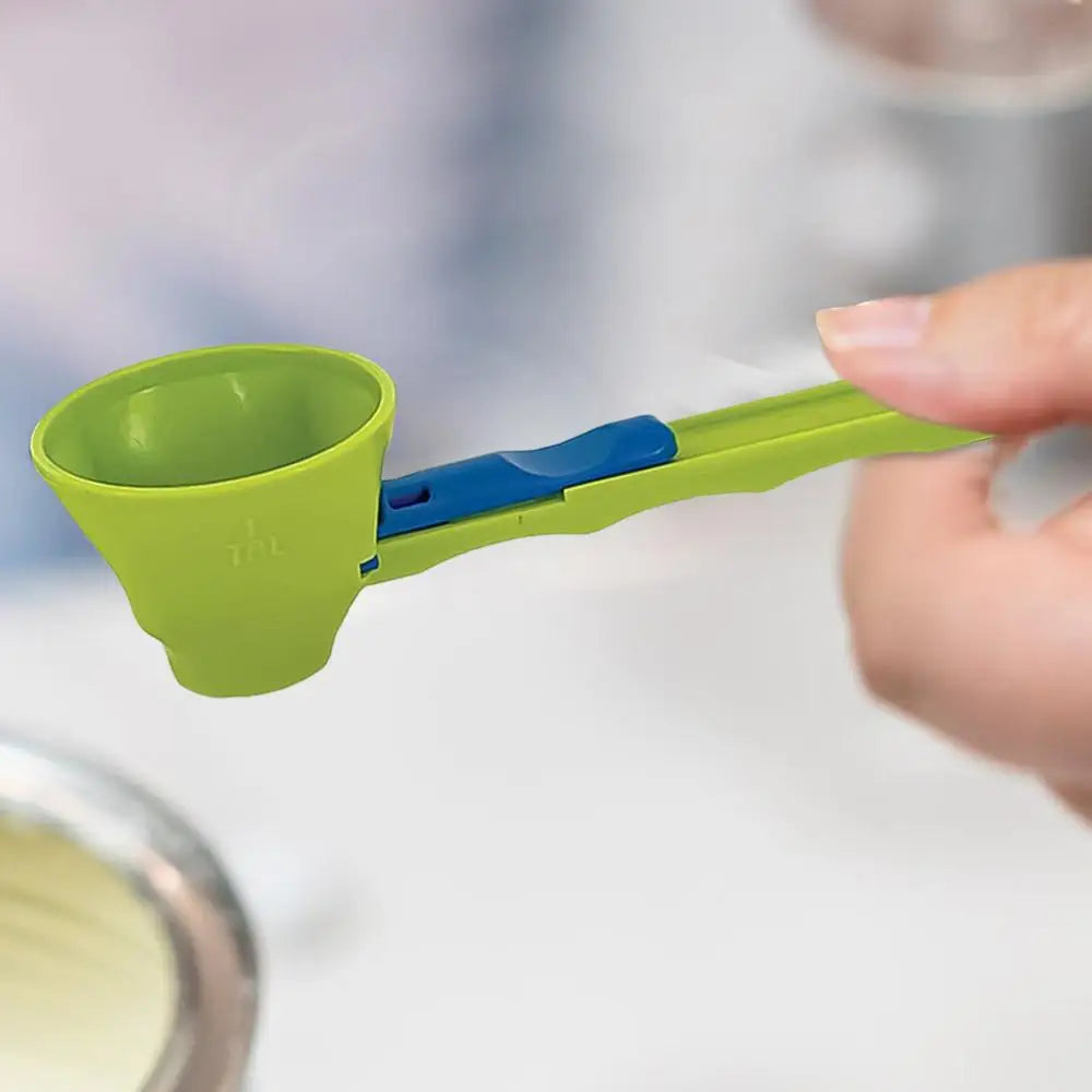 Sliding Measuring Scoop - 2 Pcs - Wholesalus