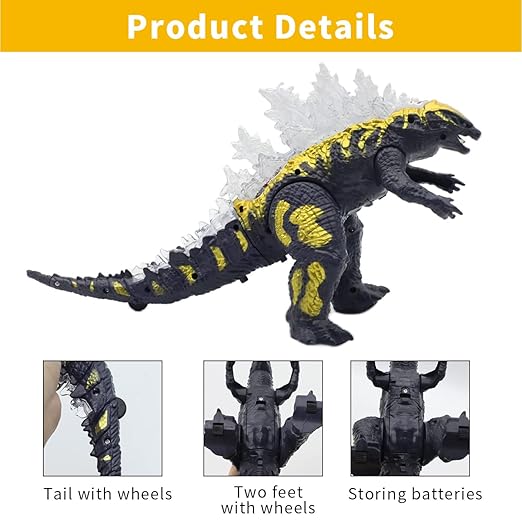 Godzilla Electric Simulation Walking Figure Toy - Wholesalus