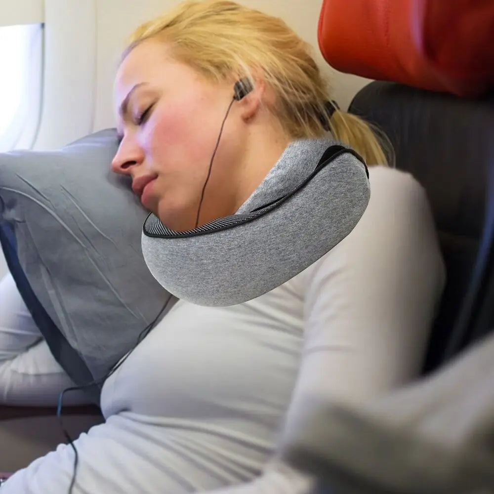 Memory Foam Travel Neck Pillow - Wholesalus