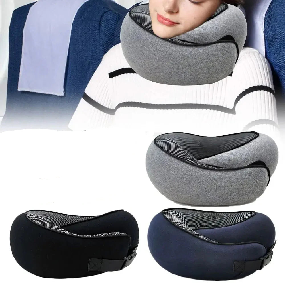 Memory Foam Travel Neck Pillow - Wholesalus