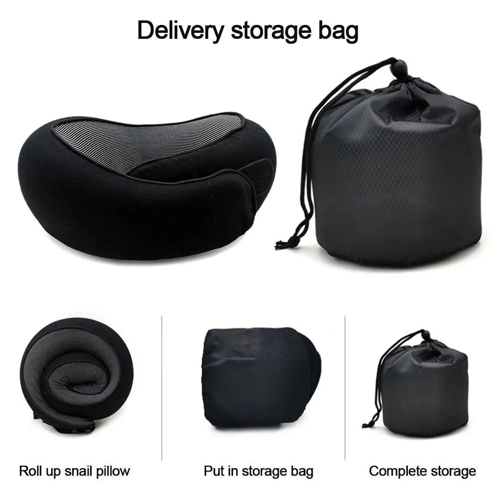Memory Foam Travel Neck Pillow - Wholesalus