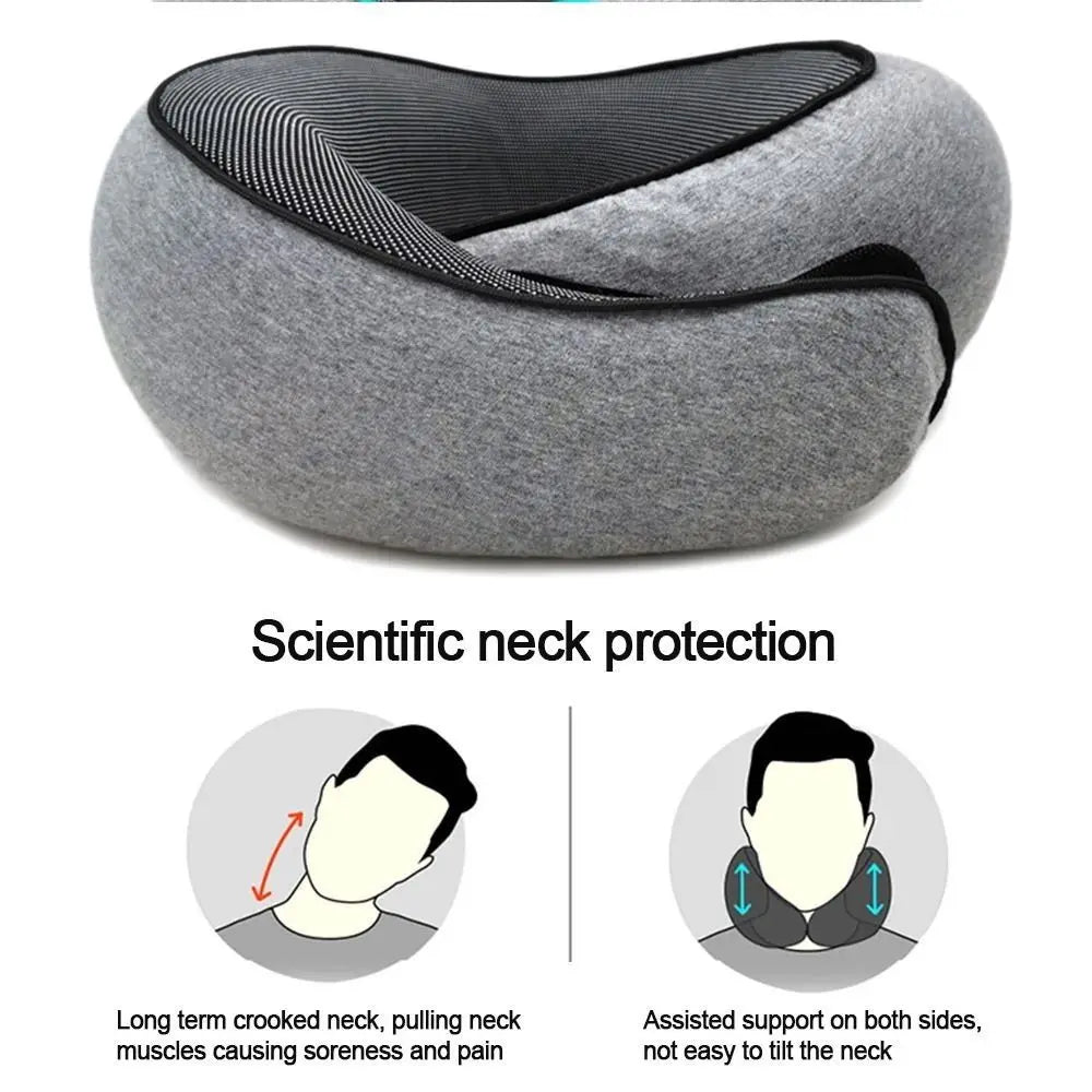 Memory Foam Travel Neck Pillow - Wholesalus