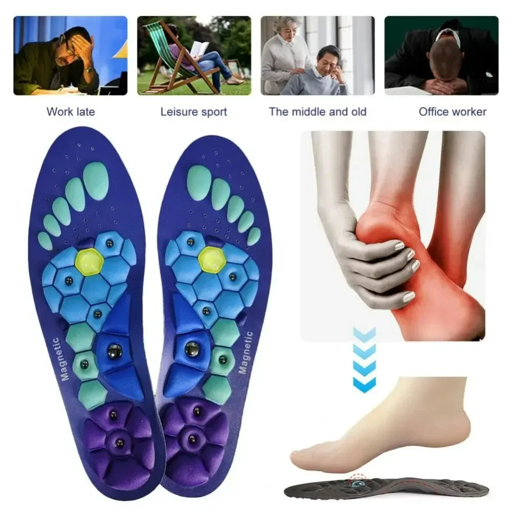 Magnetic Orthopedic Acupressure Insole Pad - Wholesalus