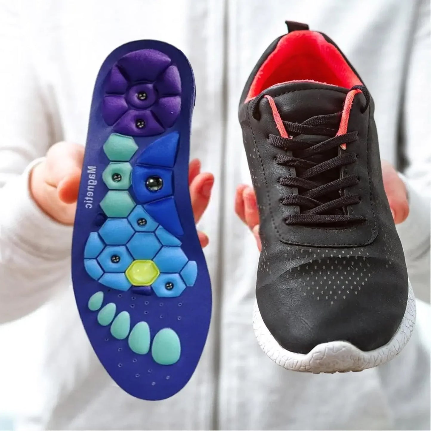 Magnetic Orthopedic Acupressure Insole Pad - Wholesalus