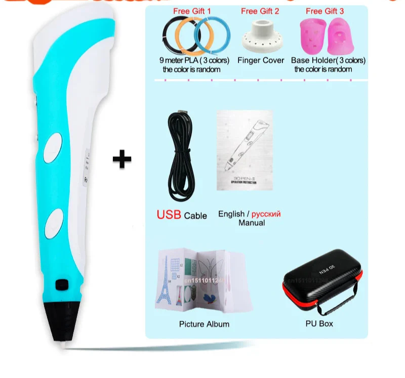 3D Drawing Printing Pen with LCD Screen - Wholesalus
