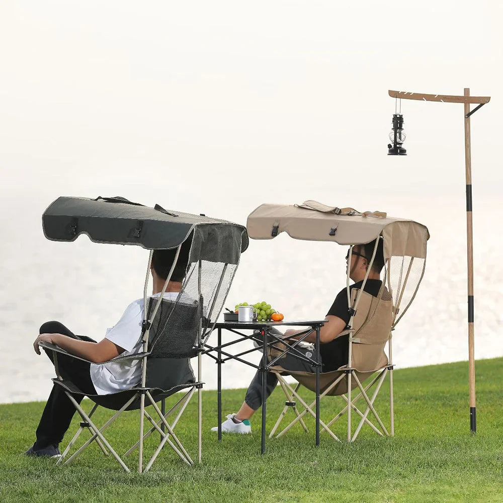 Portable Folding Chair With Canopy - Wholesalus