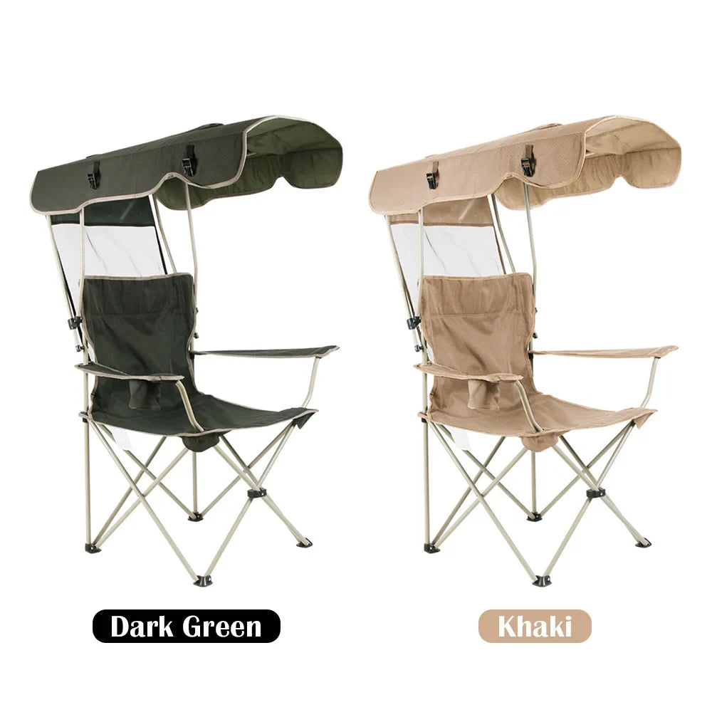 Portable Folding Chair With Canopy - Wholesalus