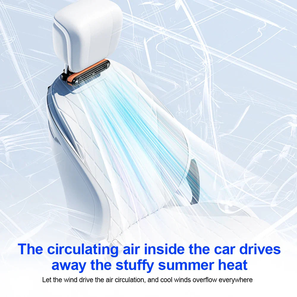 USB Turbo Car Seat Cooling Fan - Wholesalus