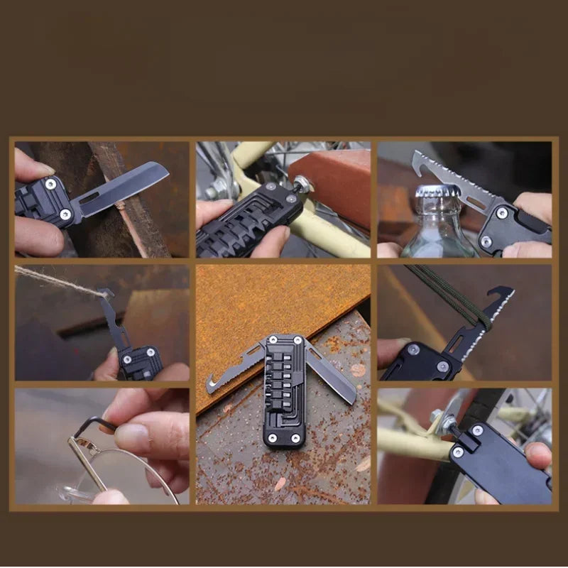 Camping Gear Pocket Survival Multitool - Wholesalus