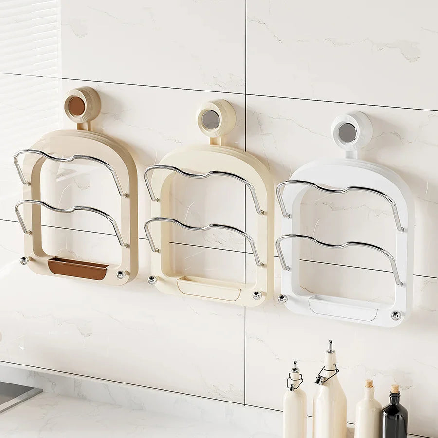 Suction Cup Pot Lid Rack - Wholesalus