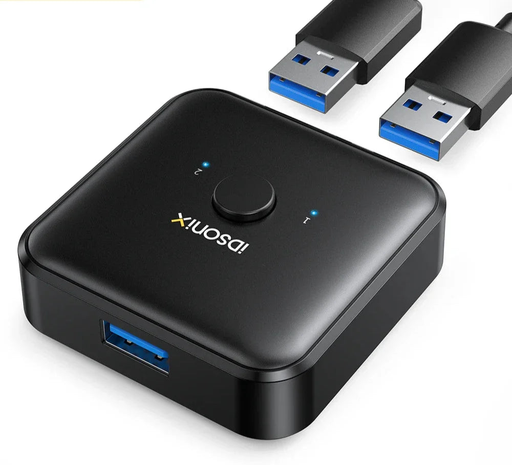 2 In 1 Data Switcher USB HUB - Wholesalus