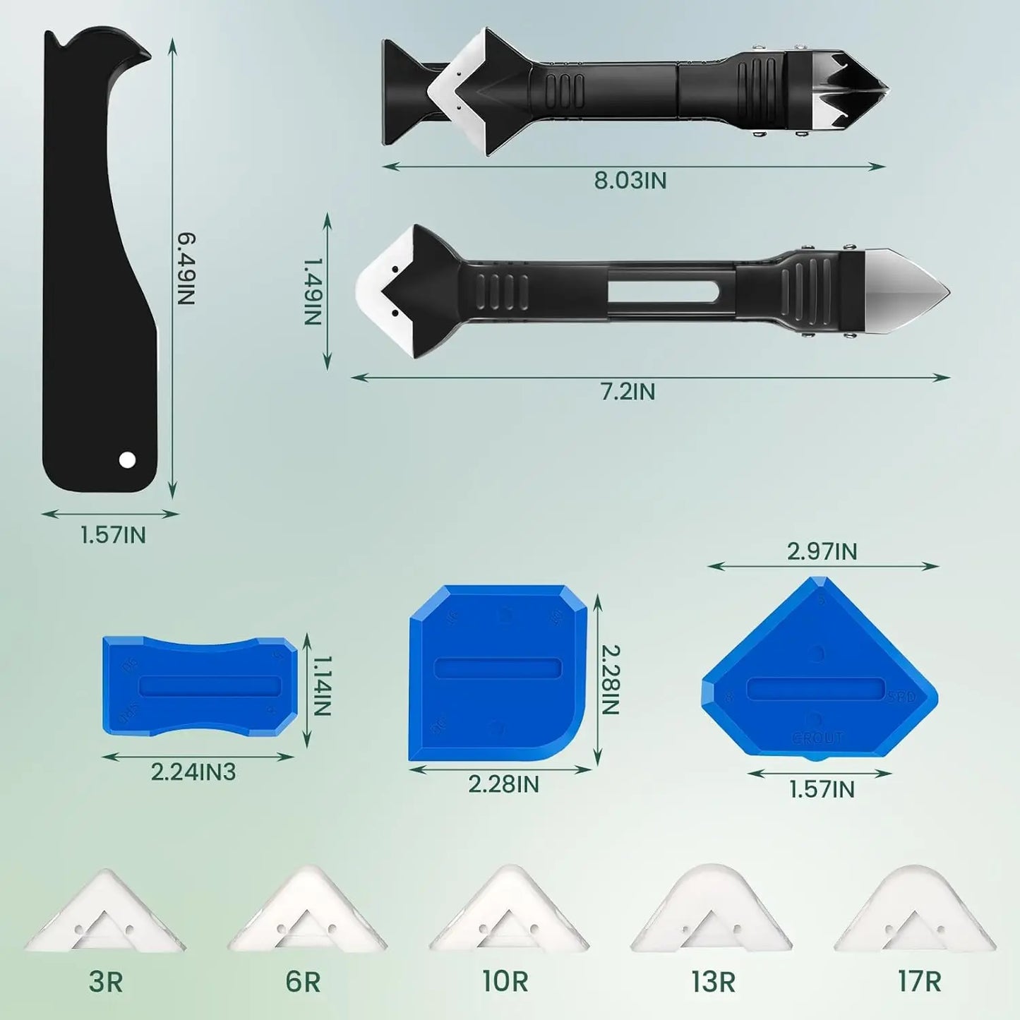 9 in 1 Caulk Removal Tool - Wholesalus