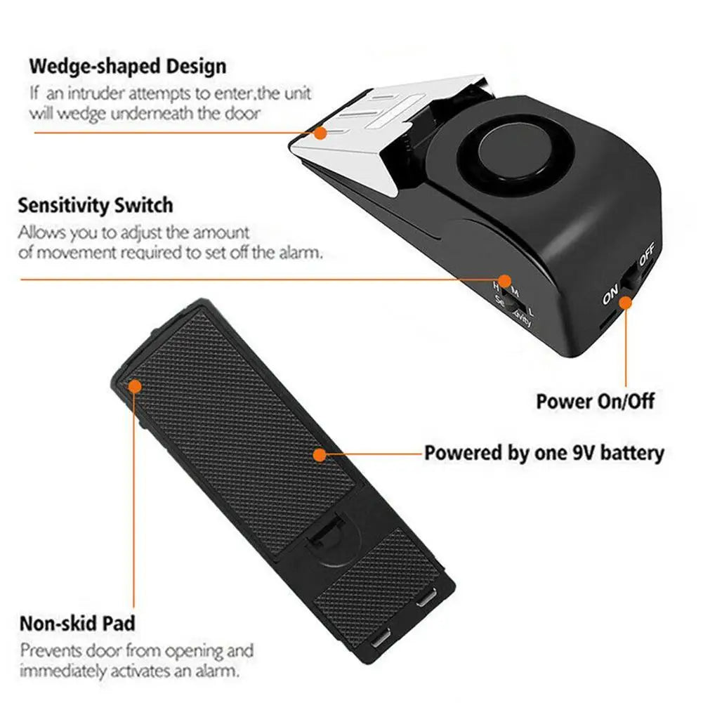 Anti-theft Door Stopper Alarm - Wholesalus