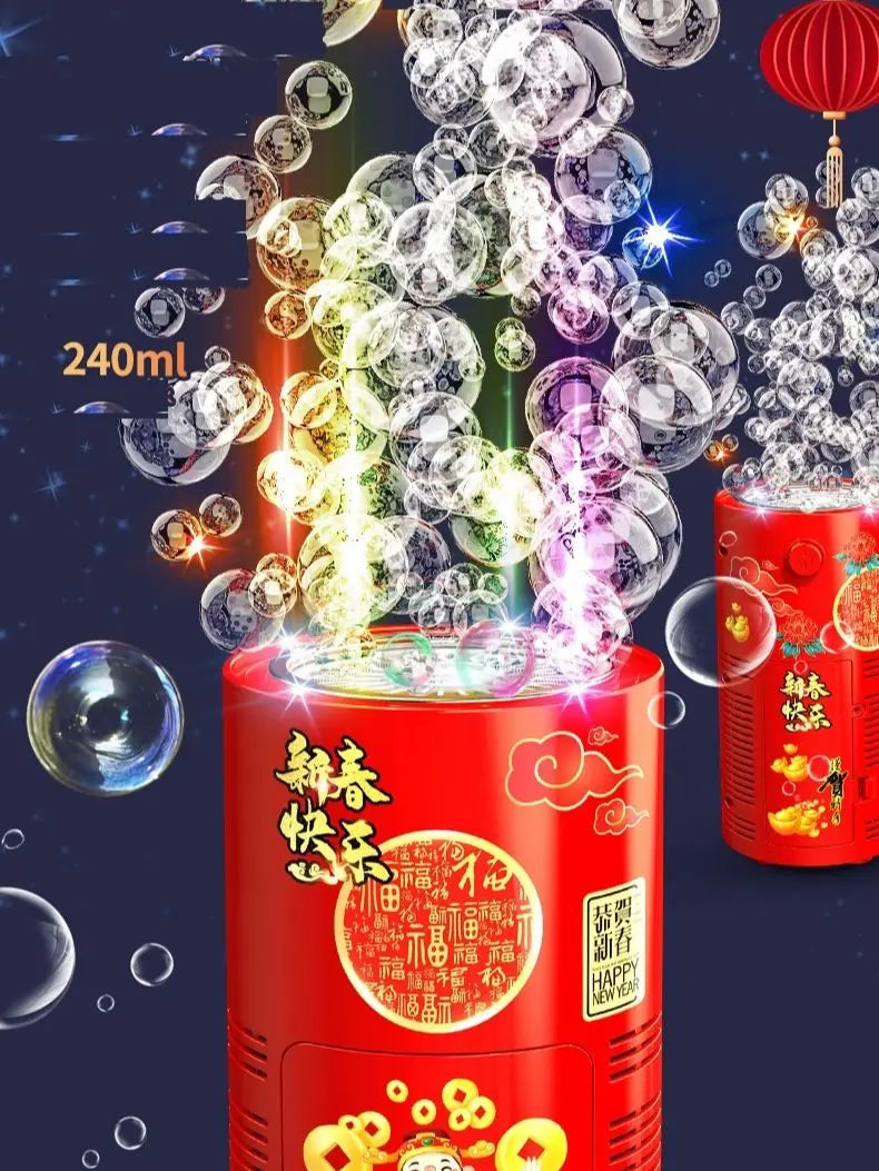 Automatic Fireworks Bubble Machine - Wholesalus