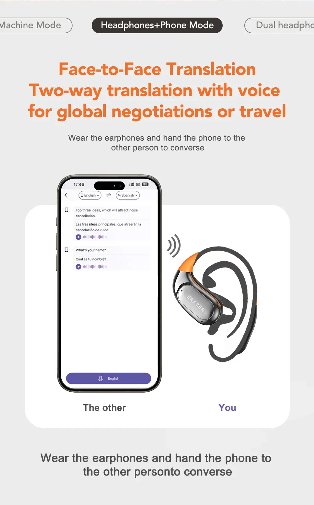Bluetooth AI Translation ASMR Earbuds - Wholesalus