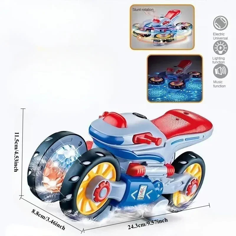 Deformation Spin Stunt Motorcycle Toy - Wholesalus
