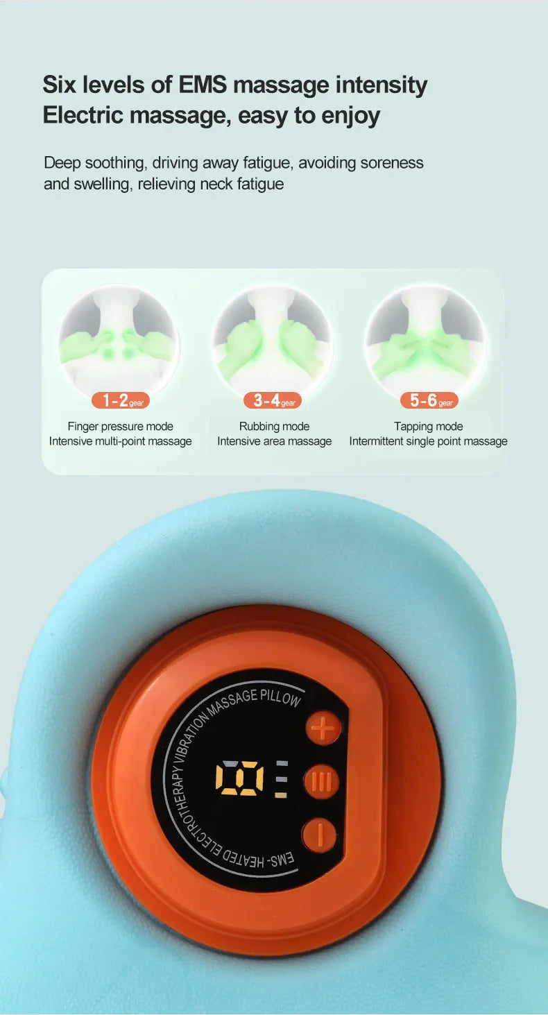 EMS Cervical Spine Massage Pillow - Wholesalus