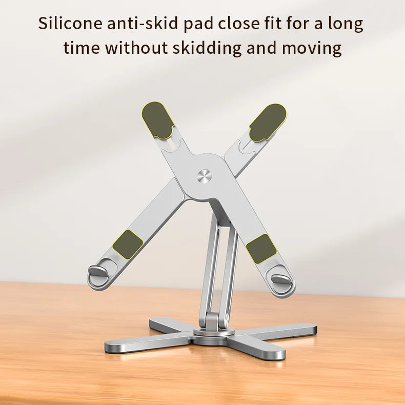 Foldable Aluminum Alloy Rotating Laptop Stand - Wholesalus