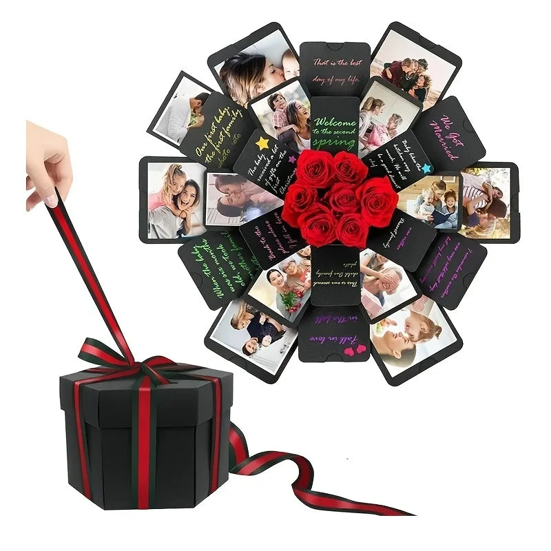 Hexagon Photo Explosion Box - Wholesalus