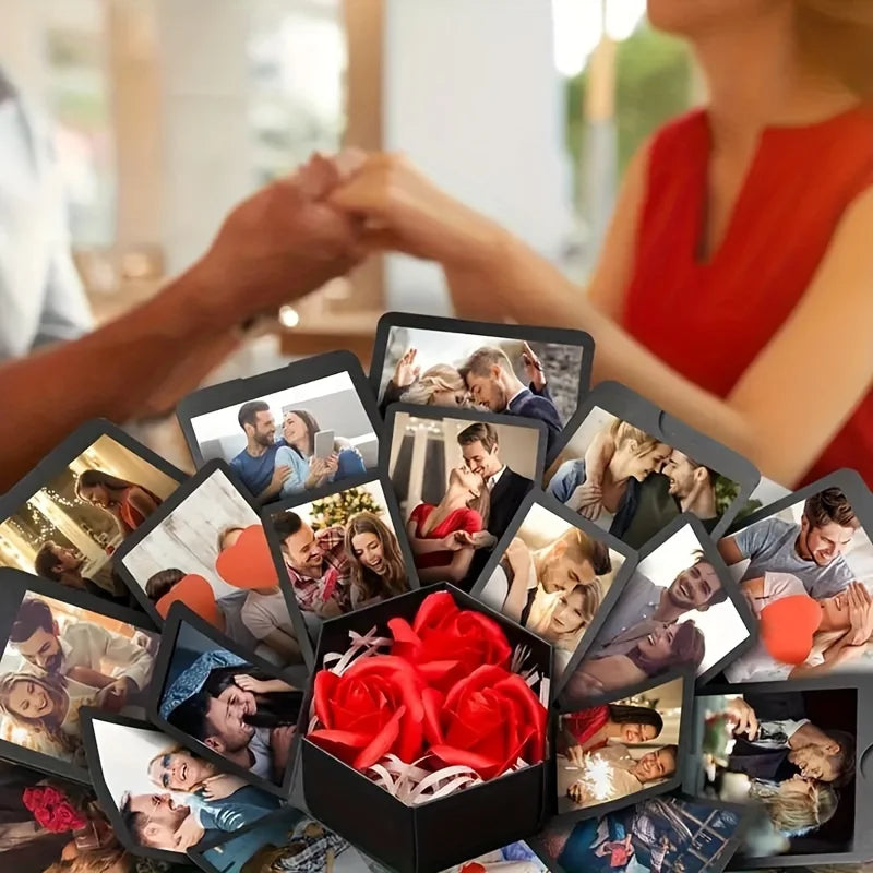 Hexagon Photo Explosion Box - Wholesalus