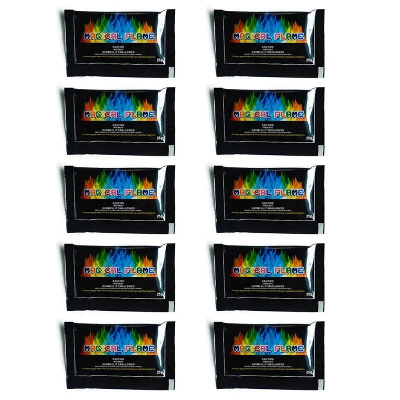 Magical Flame Color Changing Powder - 10 Pcs - Wholesalus