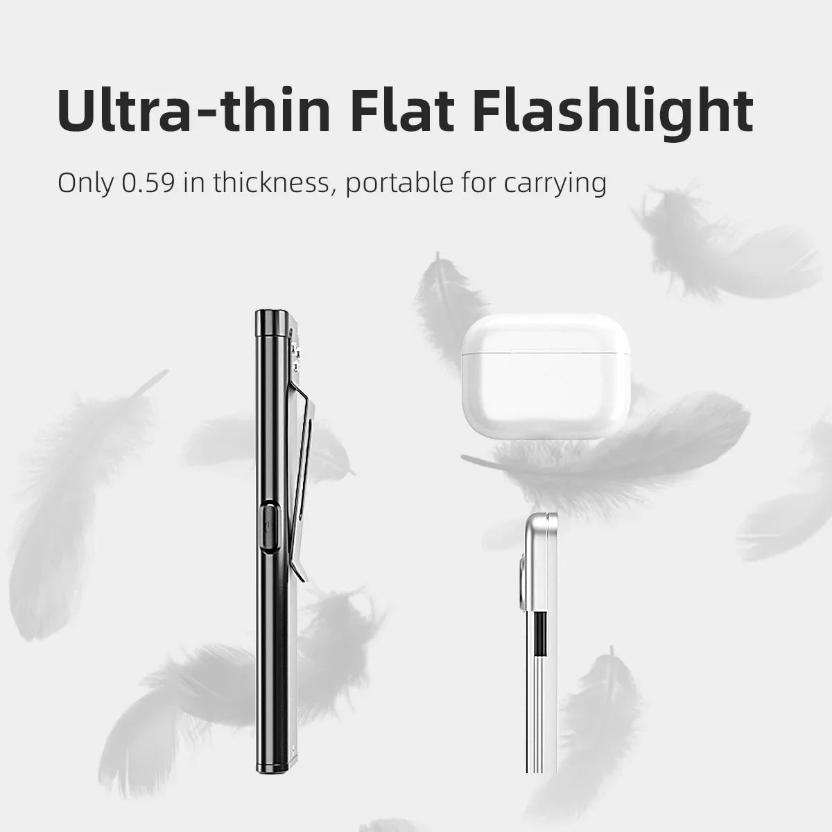 Magnetic LED Keychain Flashlight - Wholesalus