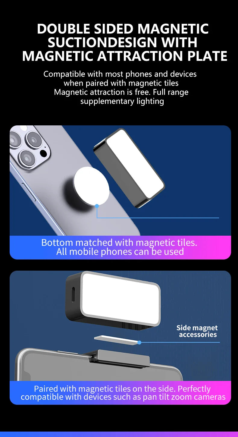Magnetic Multifunctional Fill Light - Wholesalus