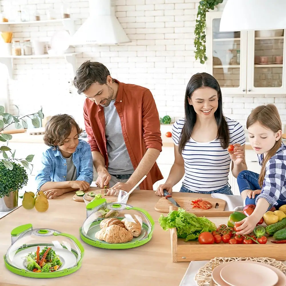 Microwave Splatter Cover With Water Steamer - Wholesalus