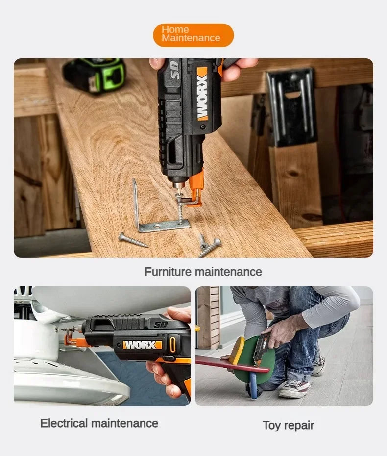 Mini Cordless Electric Screwdriver Gun - Wholesalus