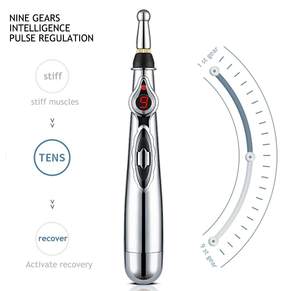 Multifunctional Acupuncture Massage Pen - 5 Heads - Wholesalus