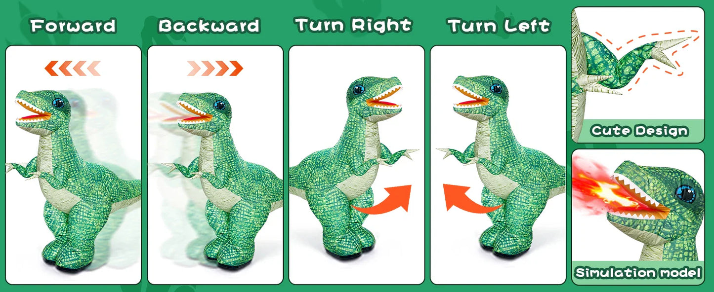 Remote Control Inflatable Dinosaur Toy - Wholesalus