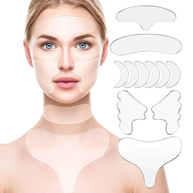 Reusable Anti Wrinkle Silicone Sticker 16 Pcs - Wholesalus