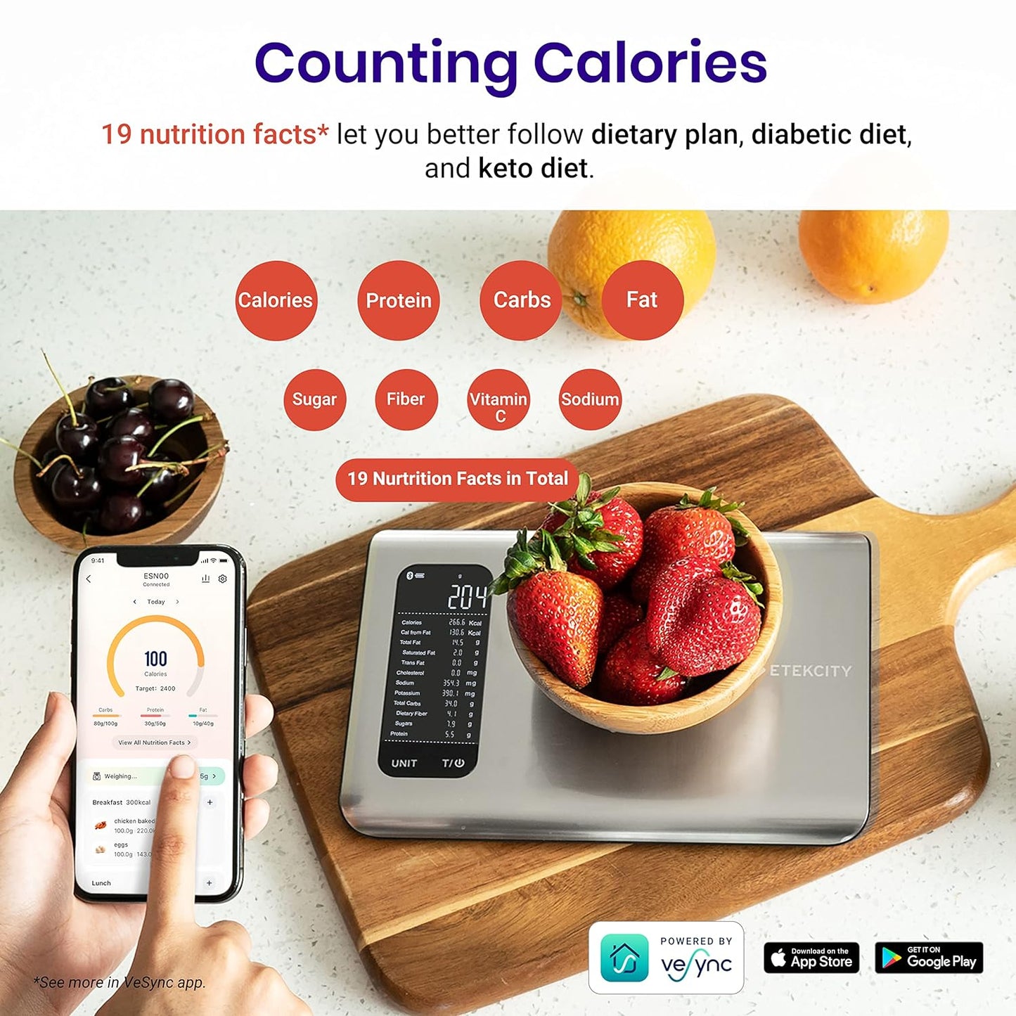 Smart Nutrition Scale - Wholesalus