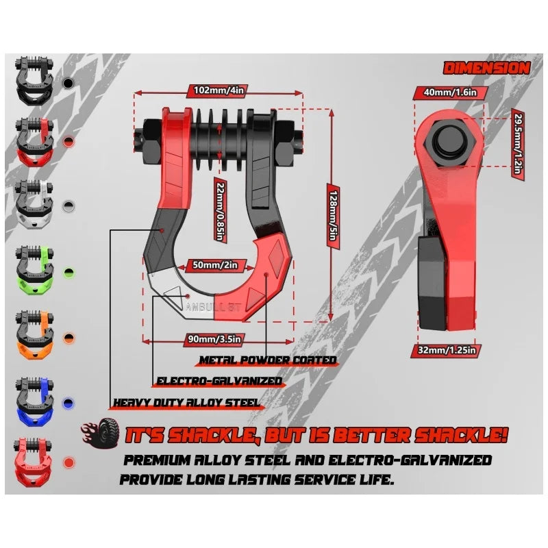 Split Trailer Shackles - Wholesalus