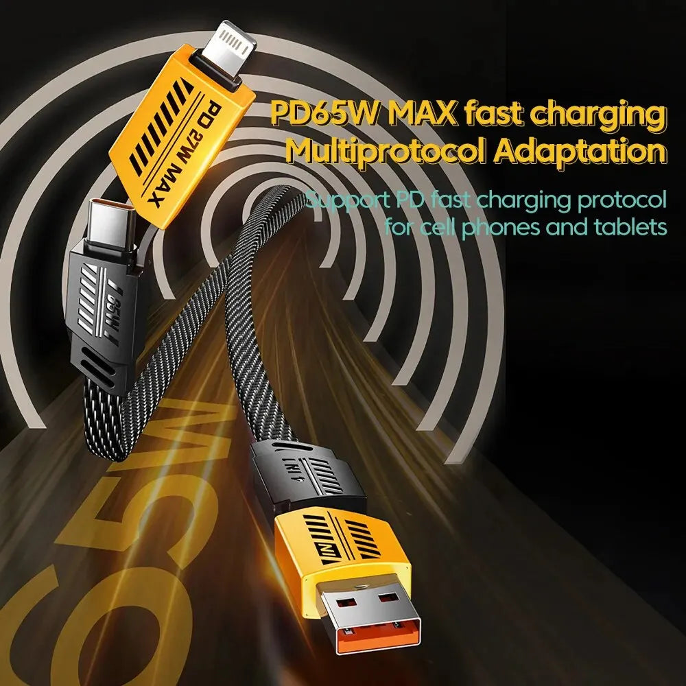 Ultra Strong 4 in 1 Fast Charge Data Cable - Wholesalus