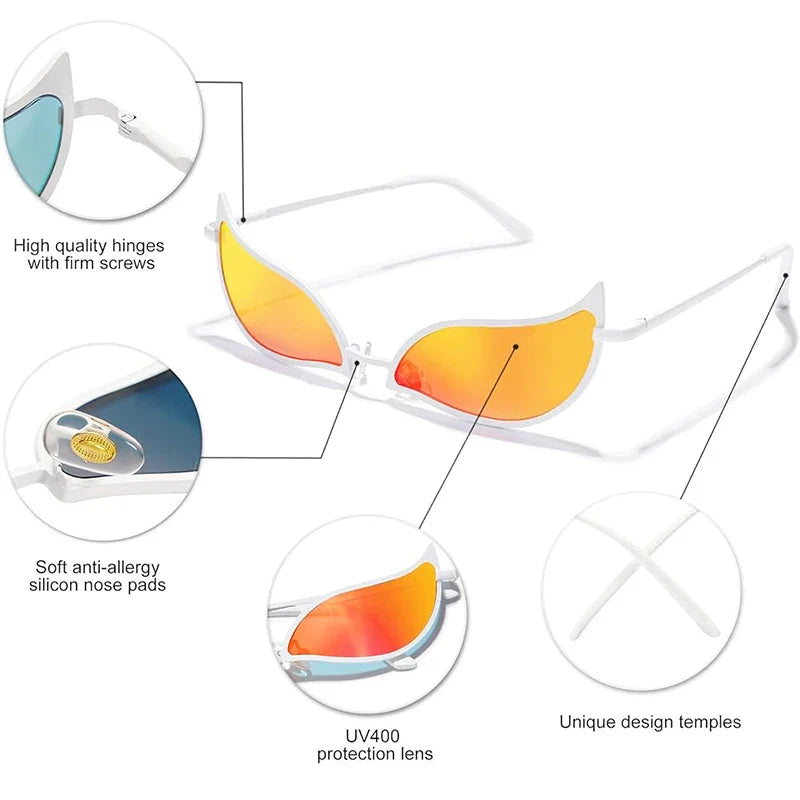 Unisex Anime Cat Eye Sunglasses - Wholesalus