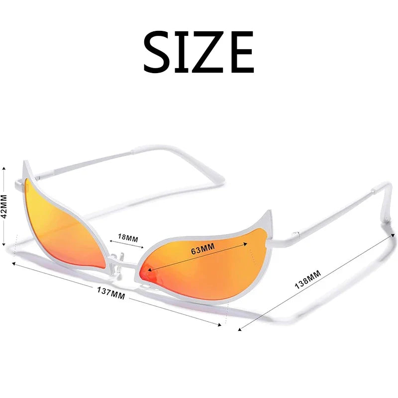 Unisex Anime Cat Eye Sunglasses - Wholesalus