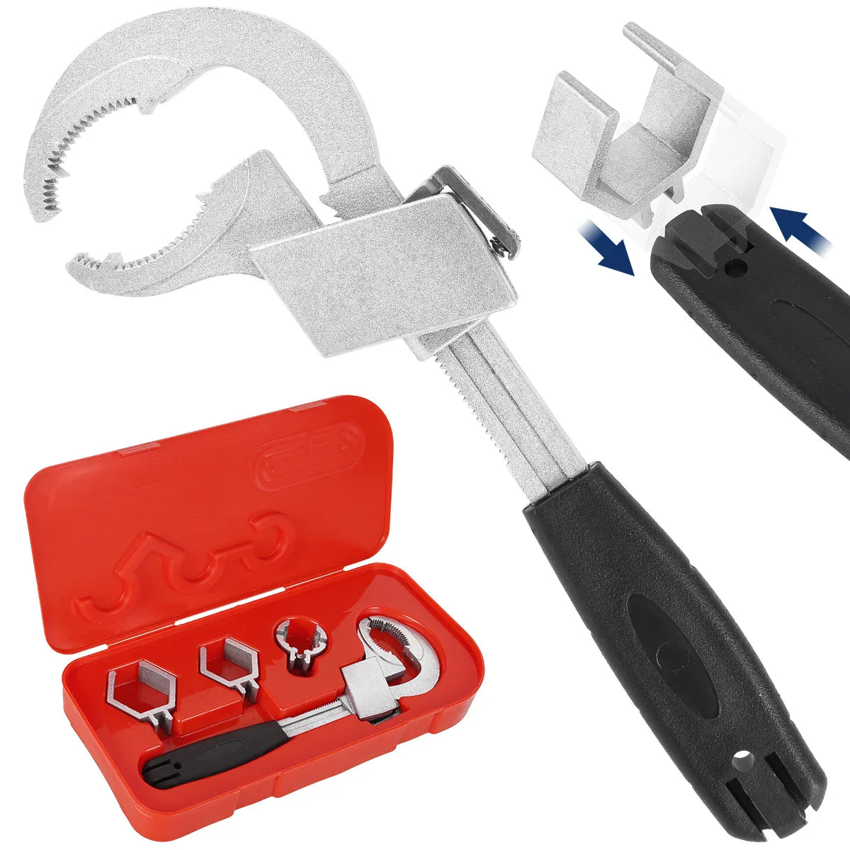 Universal Multifunctional 4-in-1 Pipe Wrench - Wholesalus