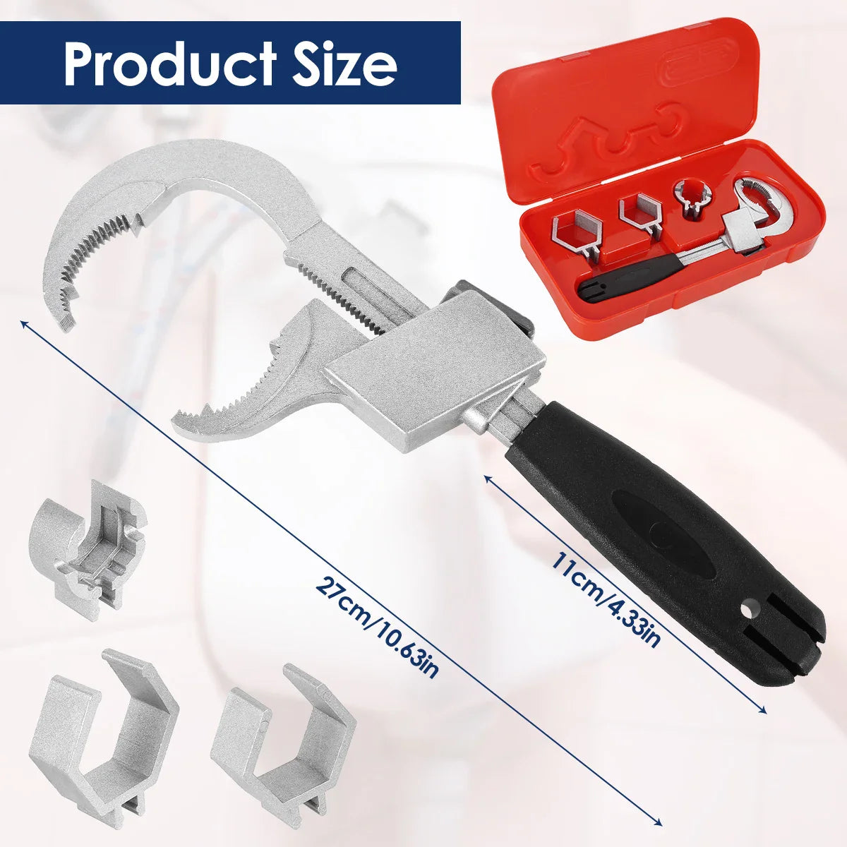 Universal Multifunctional 4-in-1 Pipe Wrench - Wholesalus