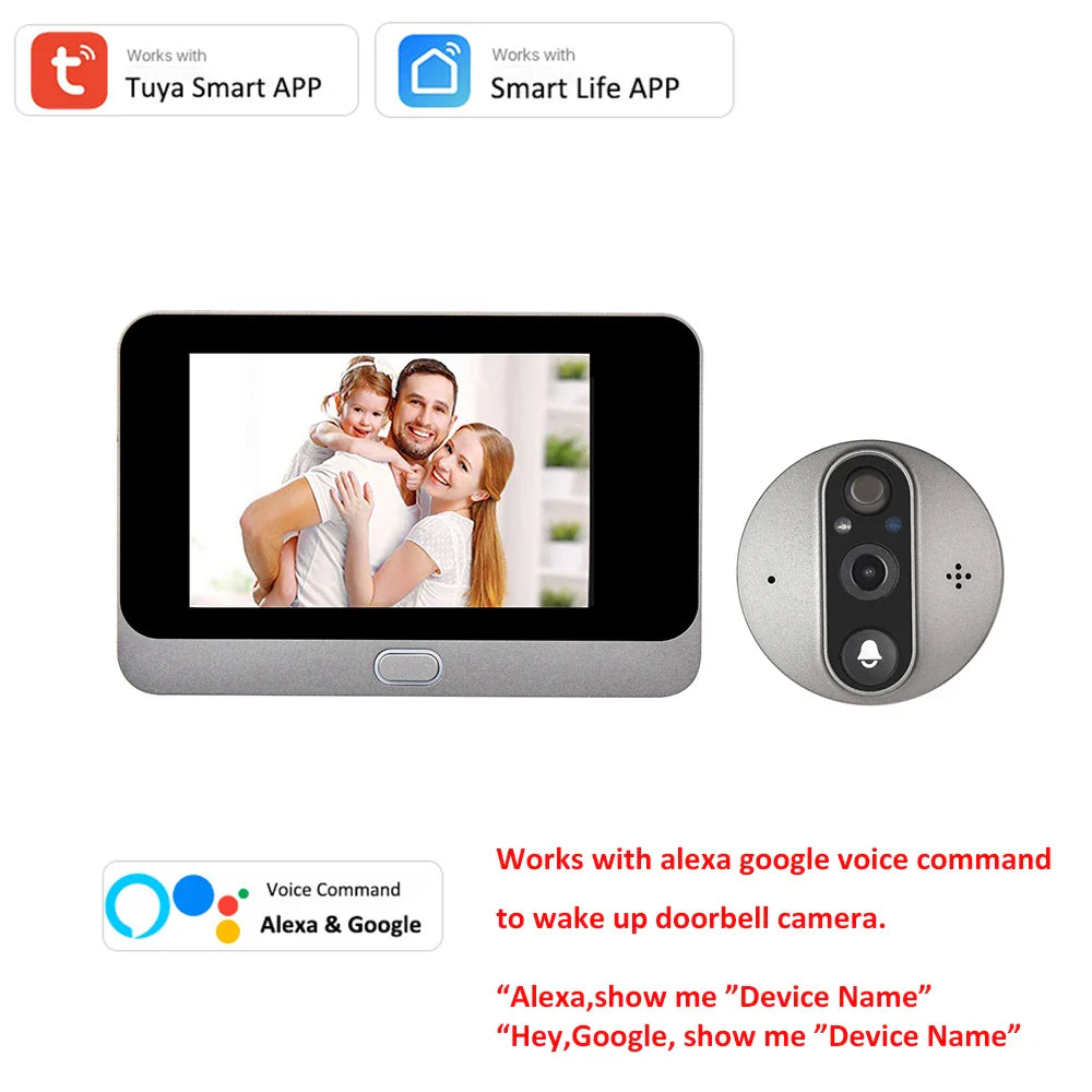 WiFi Door Bell Eye Camera - Wholesalus