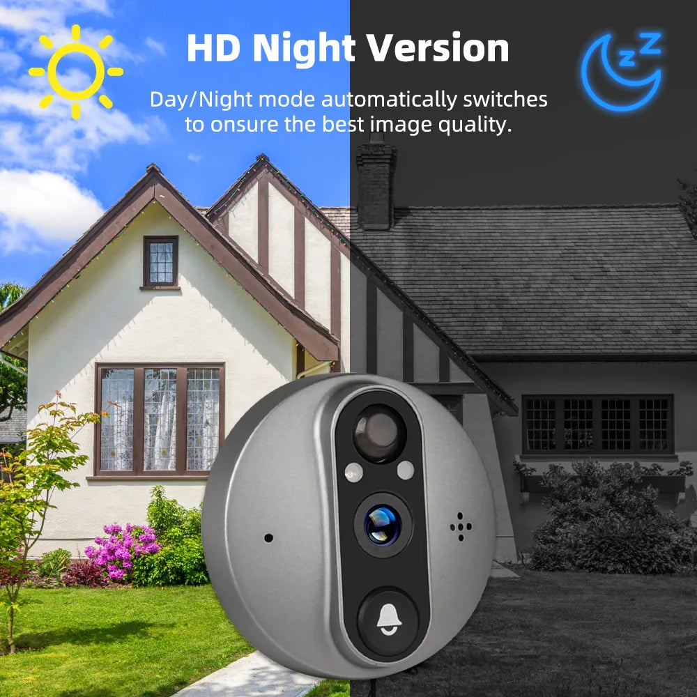 WiFi Door Bell Eye Camera - Wholesalus